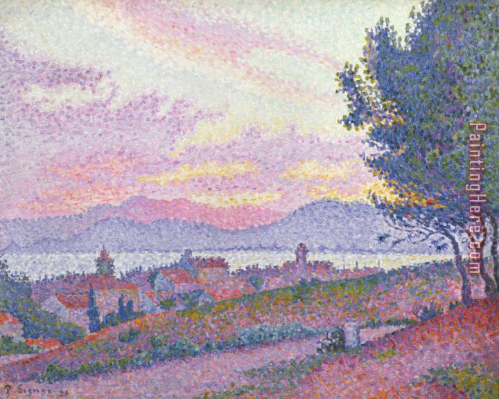 Paul Signac View Of Saint Tropez